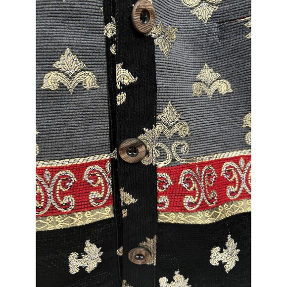 Vintage SAG HARBOR WOMEN'S TAPESTRY BROCADE JACKET FLEUR DE LIS PATTERN SZ 10 - Picture 10 of 10